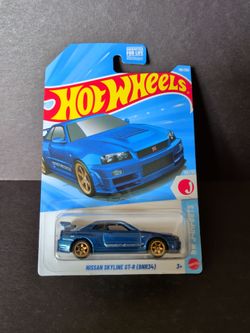 Hot Wheels J-Imports Blue Nissan Skyline GT-R