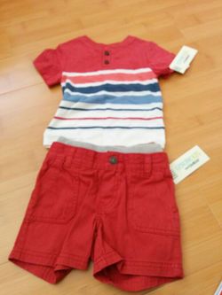 Brandnew toddler boy short sleeve 12mon