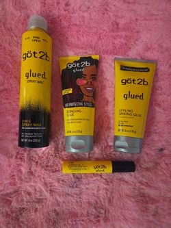 Got2b glued hair products $30 firm