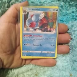Misprint Pokémon Card Dracovish 053/189 