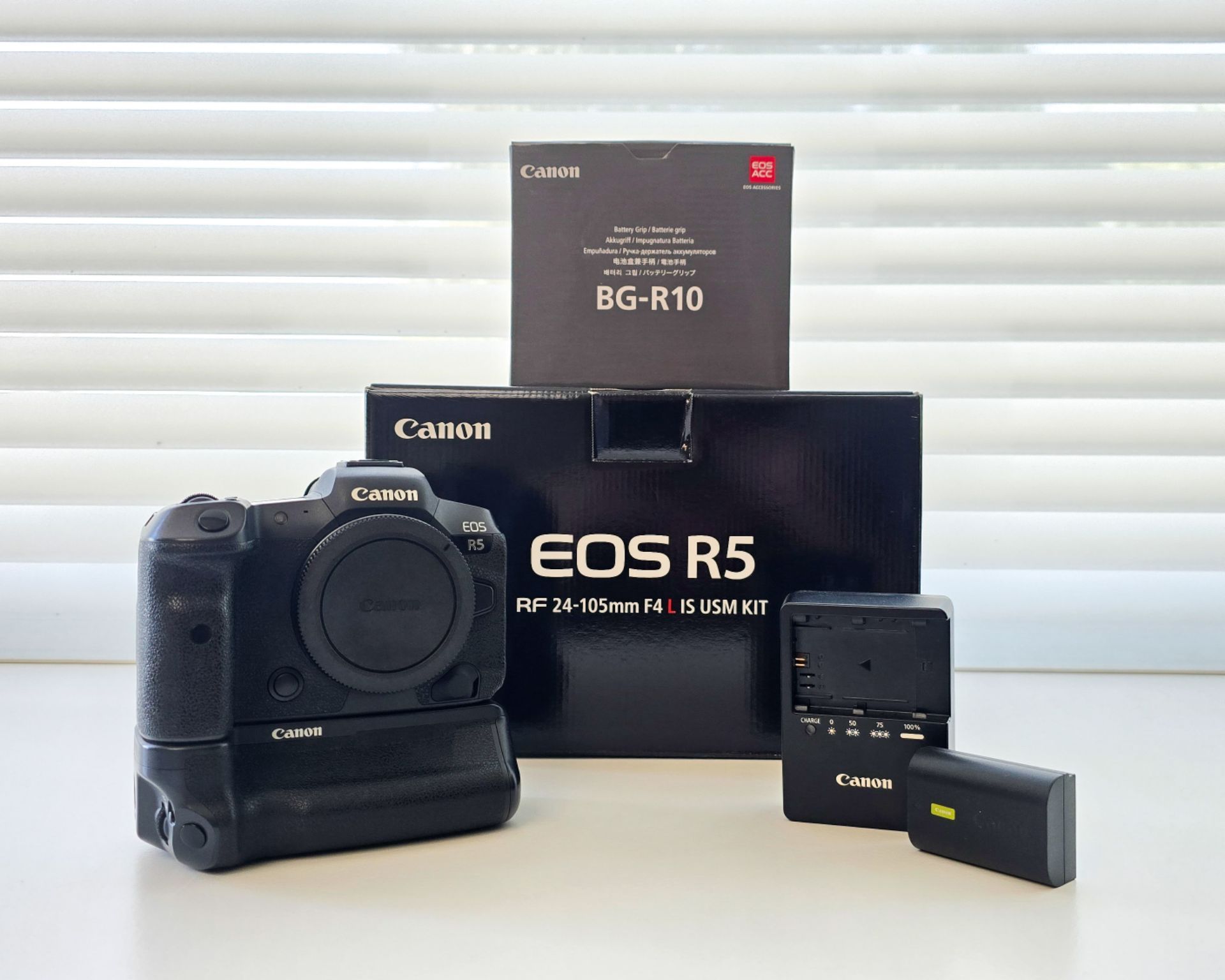 Canon EOS R5 + BG-R10 Grip + CarePAK Through 3/2027