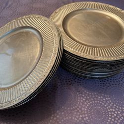 Lot of 50 Gold Color Chargers 