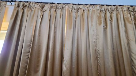Luxury silk black out curtains custom made
