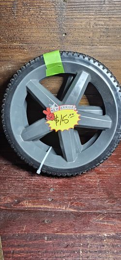 12in. Plastic wheels