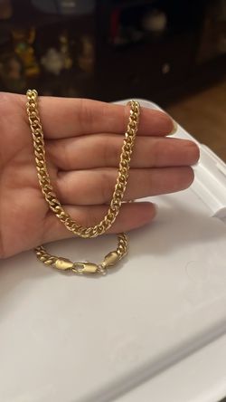 19” gold chain