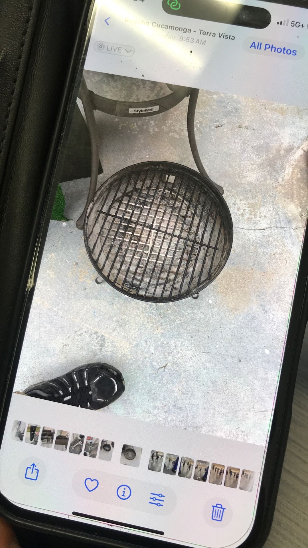 Small Table Top greasy Bbq Grill