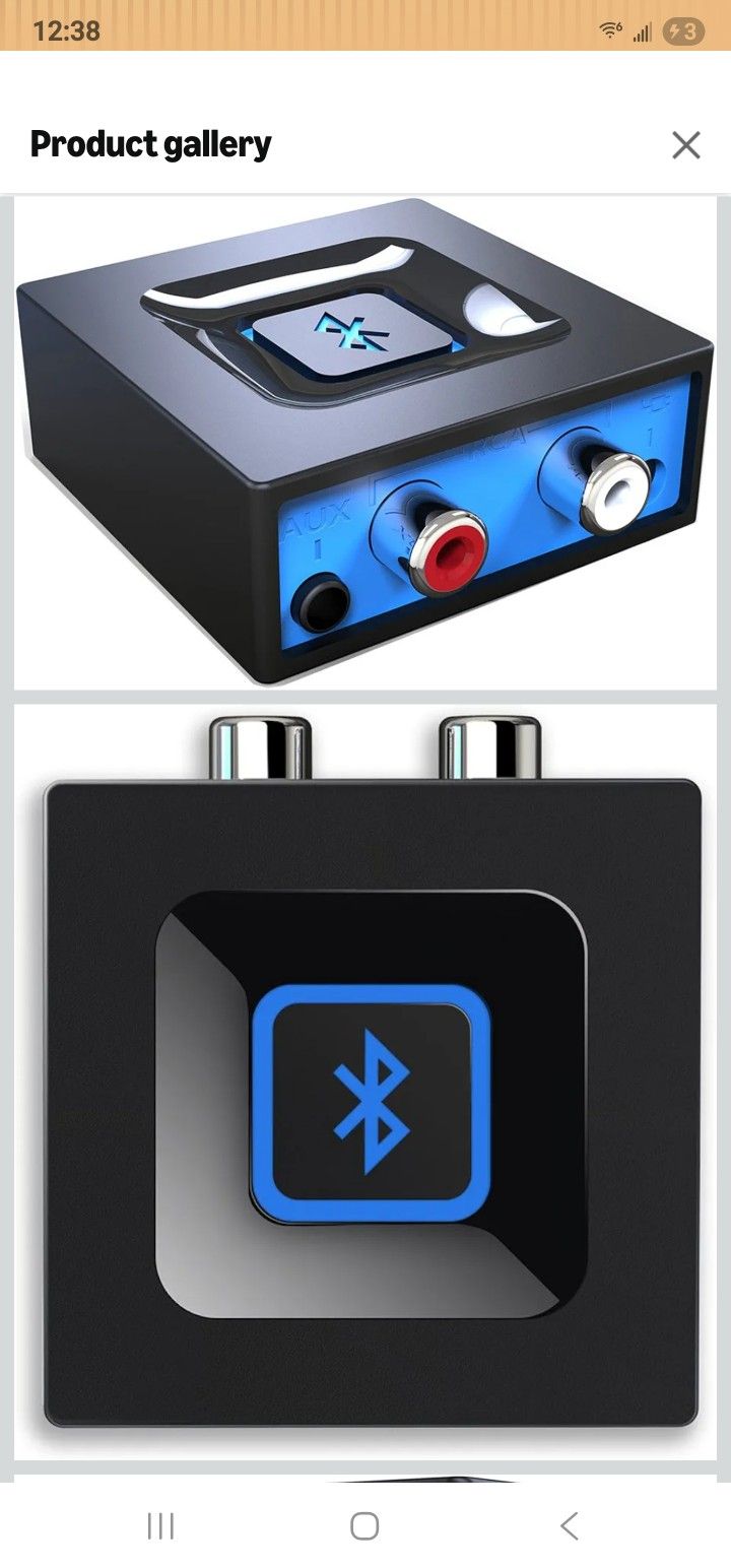 Bluetooth Audio Adapter for Music Streaming Sound System, Esinkin Wireless Audio Adapter Works with Smartphones and Tablets,
Bluetooth Receiver for H