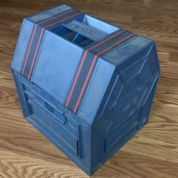 Vintage Blue Rolykit S-11 Storage Organizer Tool Box Rare