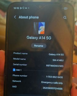 Samsung galaxy  A14  5g