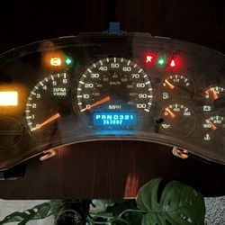 99-02  chevy gmc suburban silverado sierra yukon cluster ( 363k miles )