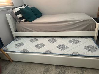 FREE Twin Trundle Bed with Mattresses