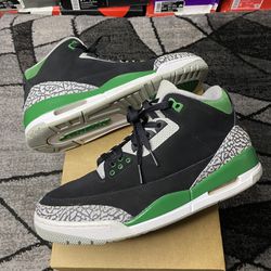 Jordan 3 Pine Green Size 9.5
