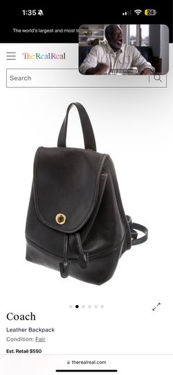 Vintage coach drawstring backpack $200 obo