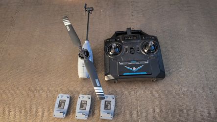 R/C Helicopter w Optical Flow, Transmitter and 3 Batteries