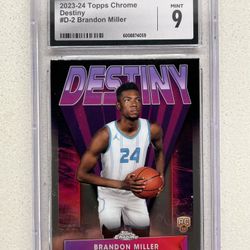 BRANDON MILLER ROOKIE Basketball Card