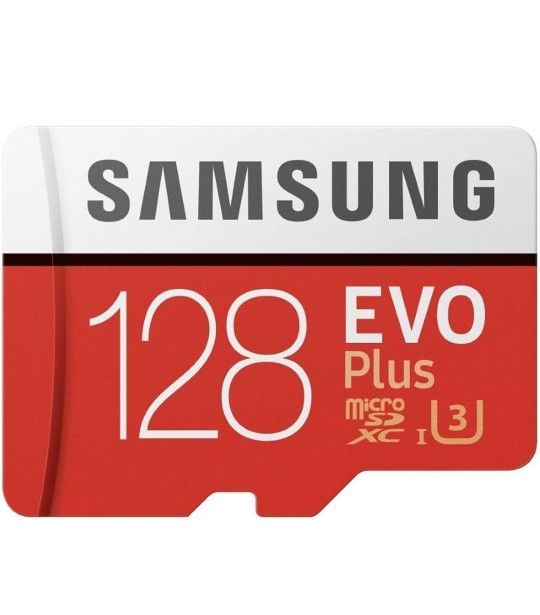 SAMSUNG 128GB EVO Plus Class 10 Micro SDXC  (MB-MC128GA)
(Brand New)
