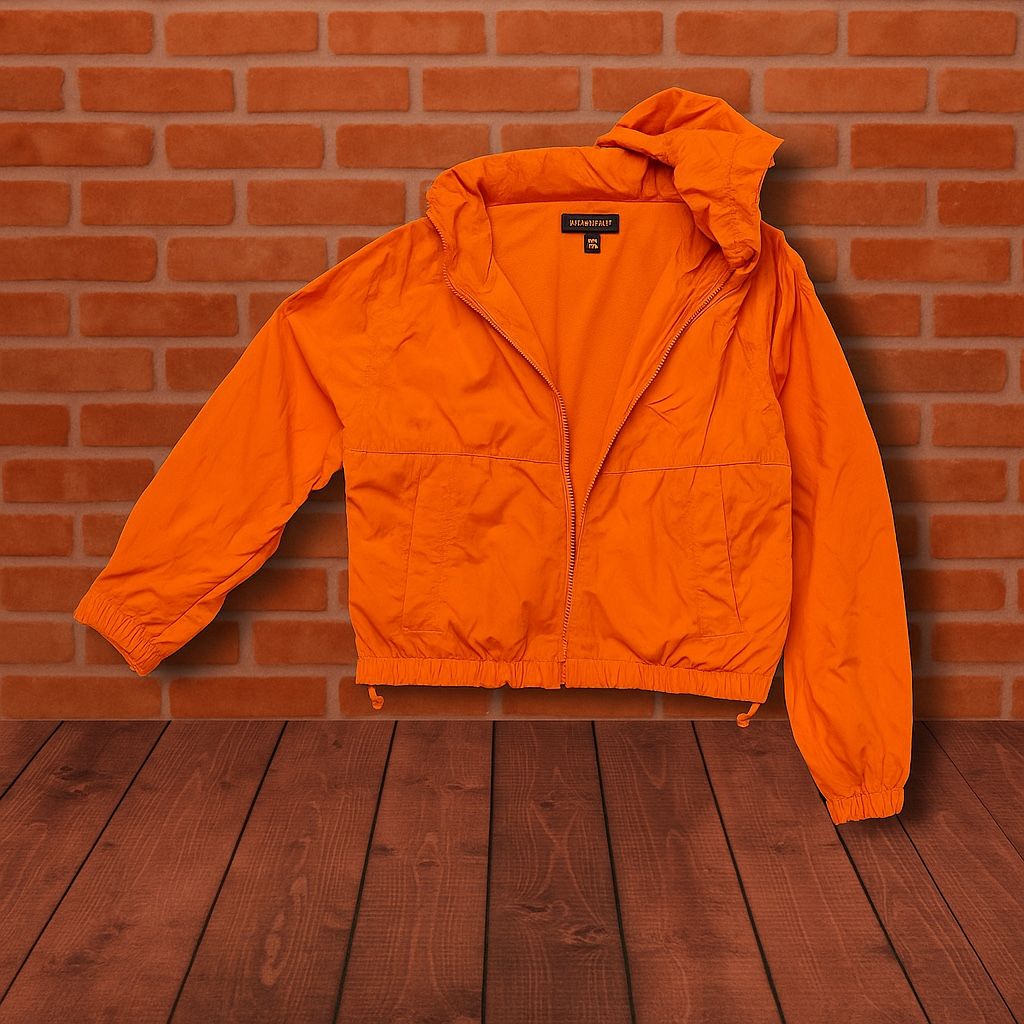 Orange Rain Jacket