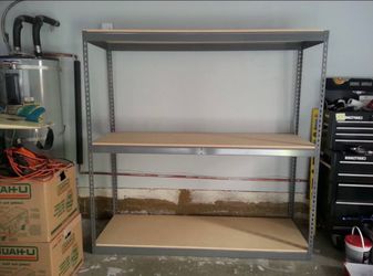Garage Shelving Racks 72 in W x 30 in D Boltless Storage Shelves Similar To Uline And Grainger Delivery Available
