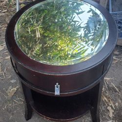 Two Tables With Mirrors
