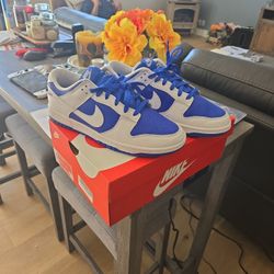 Nike Racer Blue Dunks Size 10