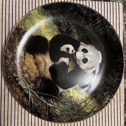1988 Authentic Porcelain  “The Panda” Plate By Will Nelson