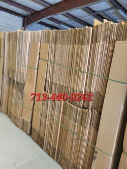 40 cardboard boxes for $25