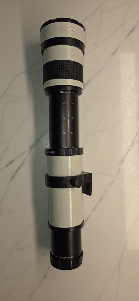 JINTU (contact info removed)mm F/8.3 Telephoto Zoom Lens Manual Focus for Canon EF