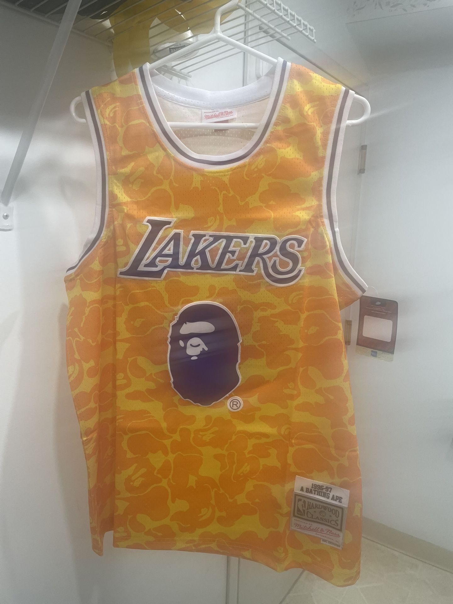 Los Angeles Lakers Bathing Ape Jersey Size Medium