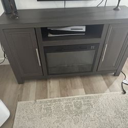 Entertainment Center with fireplace