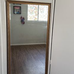 Vintage full length wall mirror