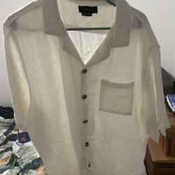 White Linen Button Up