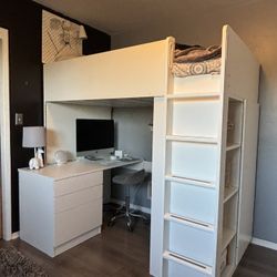 IKEA Loft Bed and Mattress
