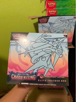 Pokemon Center Chaos Rising Elite trainer box