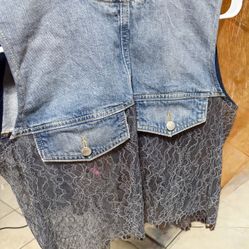 Zara Denim Vest 