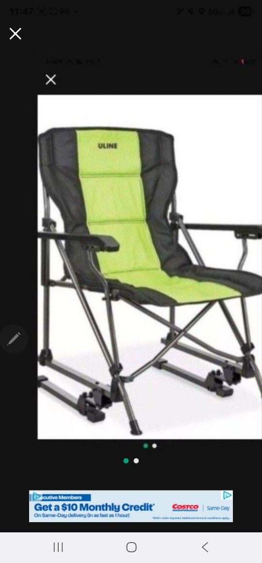 Foldable Heavy Duty Rocking Chair