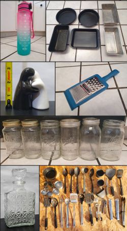 Huge Kitchen Declutter Sale! Pots, Pans, Glassware, Utensils & More – Everything Must Go!