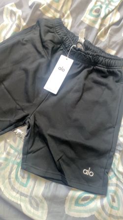 Black alo shorts