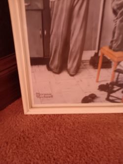 Norman Rockwell Framed Prints set of 4