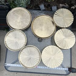 Gold Trays & Stands