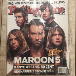 Rolling Stone Magazine Maroon 5 Cover Issue September 2007 - New/Sealed