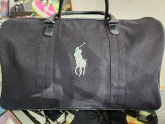 Polo Ralph Lauren Black Canvas Duffle Bag
