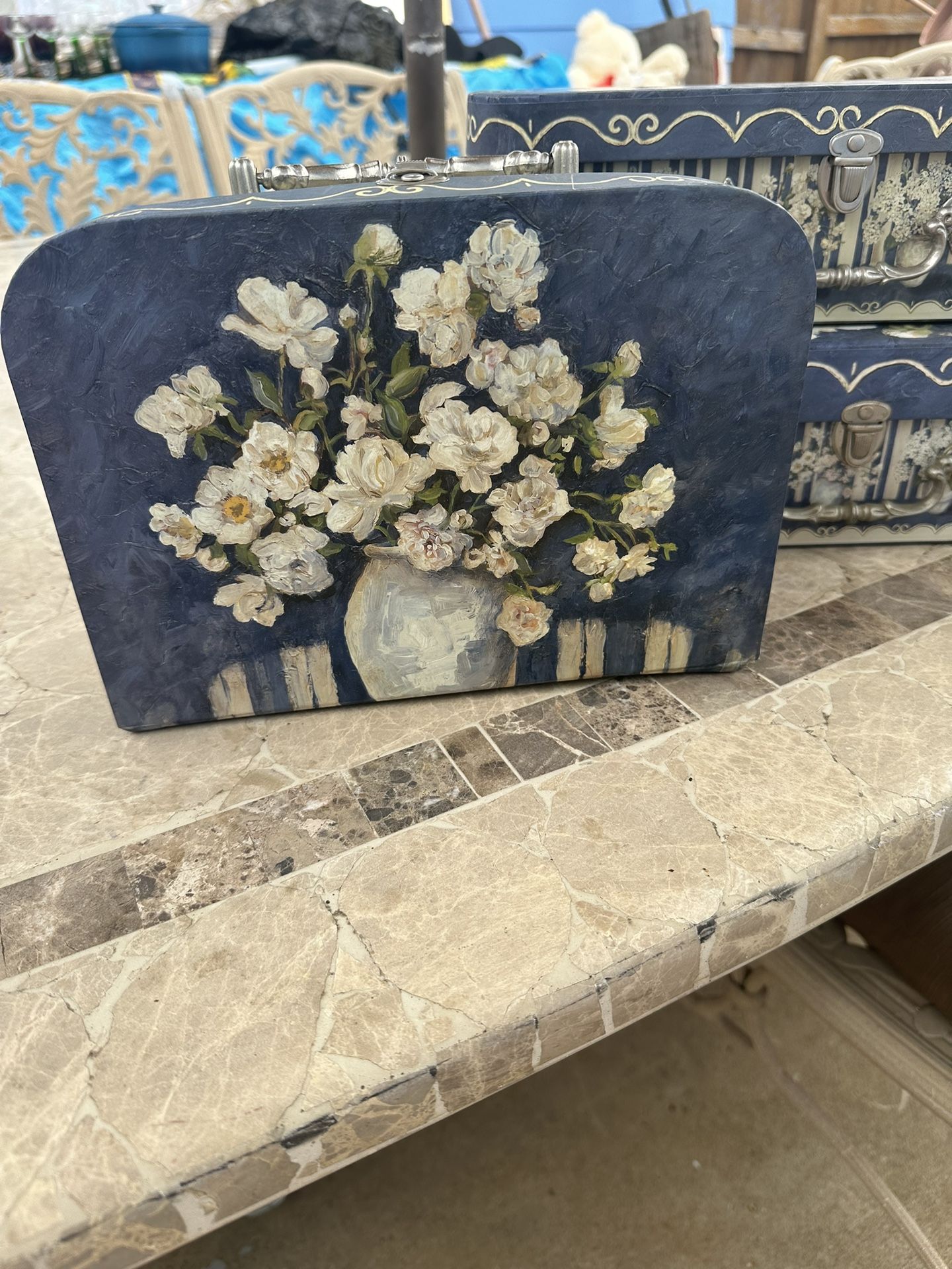 Nesting Boxes And Candle