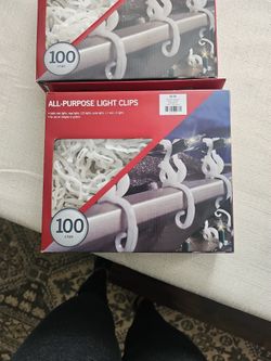 All Purpose Light Clips X2 BOXES