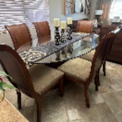 Dining Table With 6 Chairs 