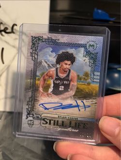 Dylan Harper RC Still Life Signatures Auto Card