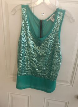 Green blouse