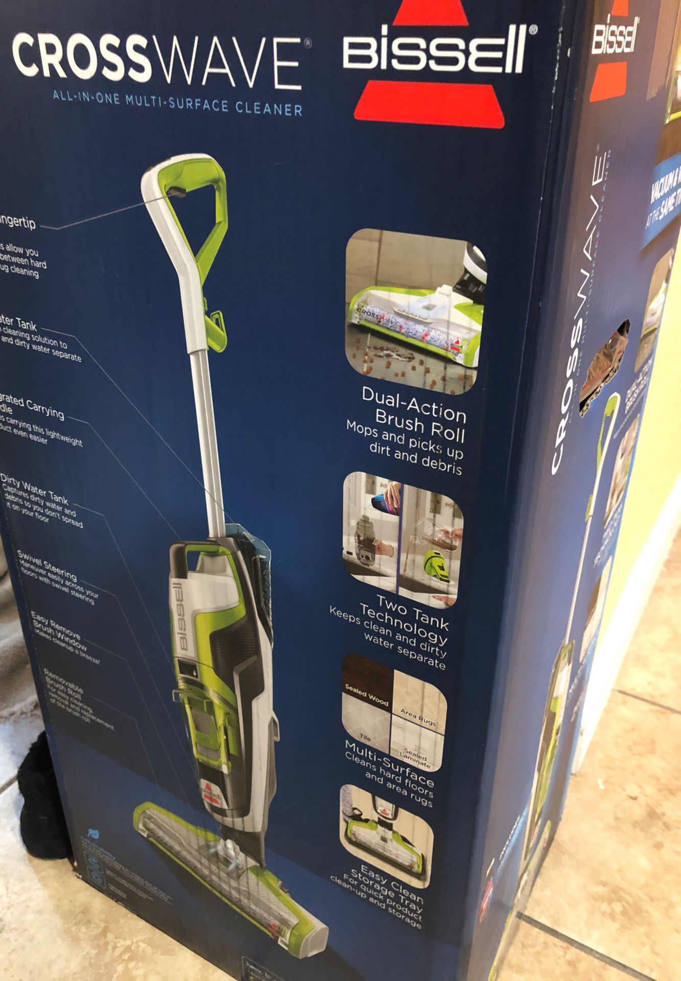 Cross wave bissel vacuum/carpet cleaner