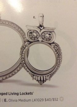 ORIGAMI OWL OLIVIA OWL LOCKET!
