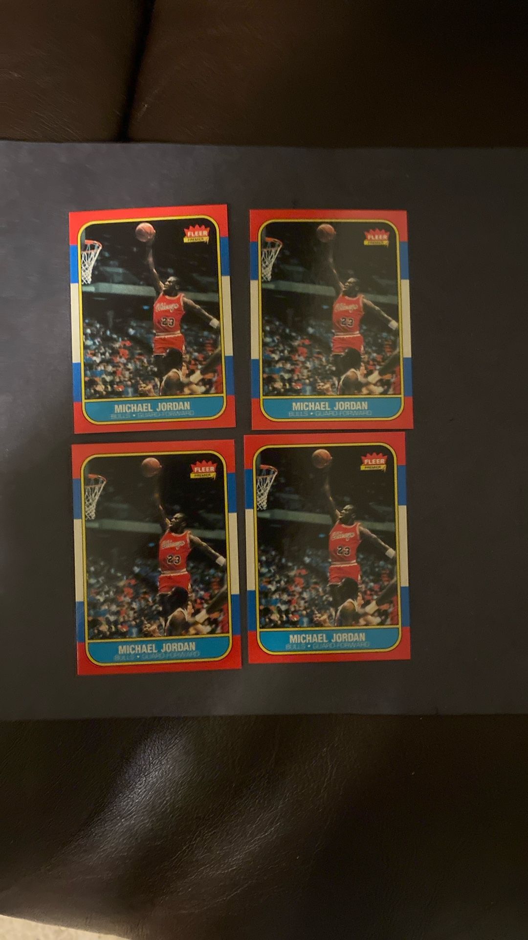 Michael Jordan Rookie Reprint Card Lot