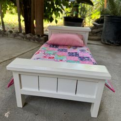 Homemade 18” Doll Bed 